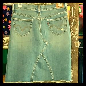 Levi's jean skirt